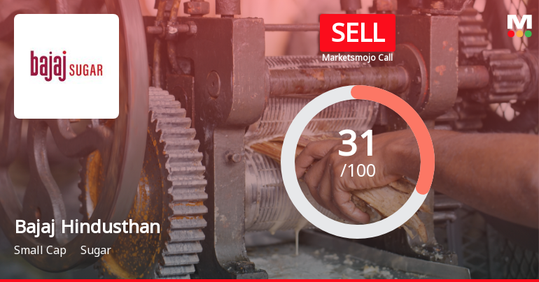 Bajaj Hindusthan Sugar Ltd Upgraded to Sell on Technical and Valuation Improvements