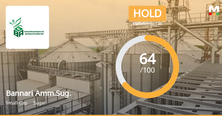 Bannari Amman Sugars Ltd is Rated Hold by MarketsMOJO