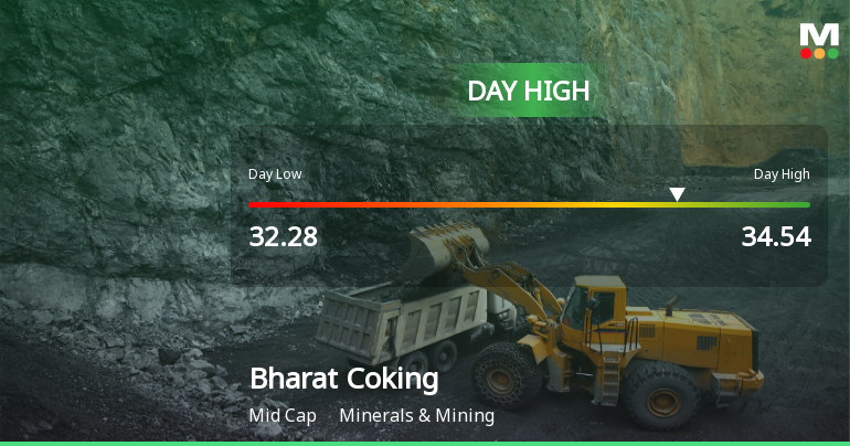 Bharat Coking Coal Ltd Rallies 5.03% Despite Broader Market Weakness