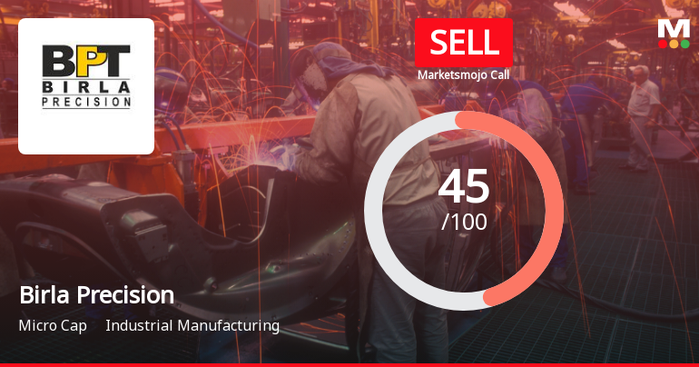 Birla Precision Technologies Downgraded to Sell Amid Mixed Financial and Technical Signals