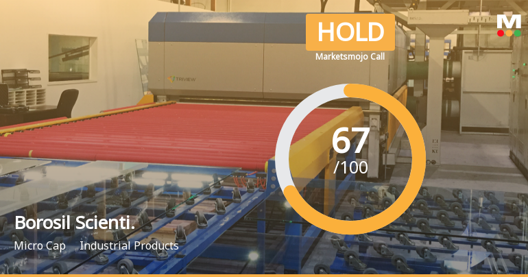 Borosil Scientific Ltd is Rated Hold by MarketsMOJO