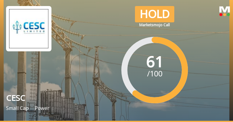CESC Ltd is Rated Hold by MarketsMOJO