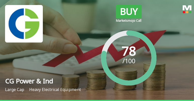 CG Power & Industrial Solutions Ltd is Rated Buy