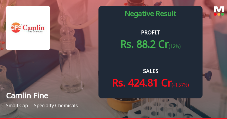 Camlin Fine Sciences Q4 FY26: Profitability Collapse Amid Margin Pressure and Rising Interest Burden