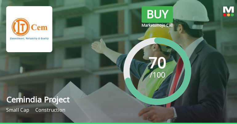 Cemindia Projects Ltd Downgraded to Buy Amid Mixed Technical Signals and Strong Financials