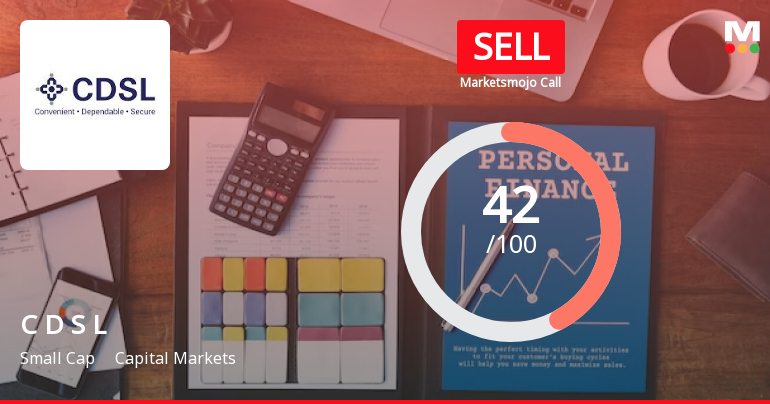Central Depository Services (India) Ltd is Rated Sell