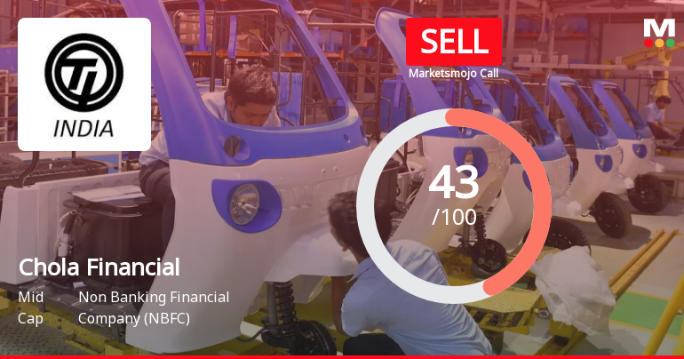 Cholamandalam Financial Holdings Downgraded to Sell Amid Technical and Fundamental Concerns