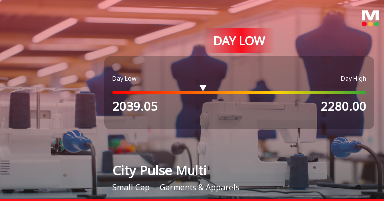 City Pulse Multiventures Ltd Hits Intraday Low Amid Price Pressure