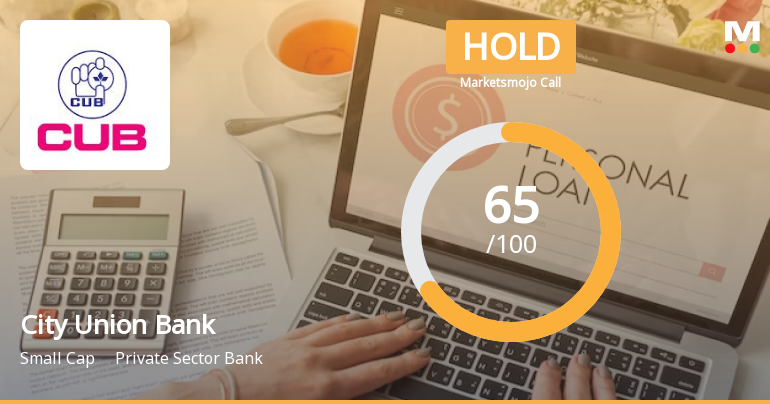City Union Bank Ltd. Downgraded to Hold Amid Mixed Technical and Valuation Signals
