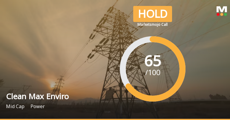 Clean Max Enviro Energy Solutions Ltd is Rated Hold