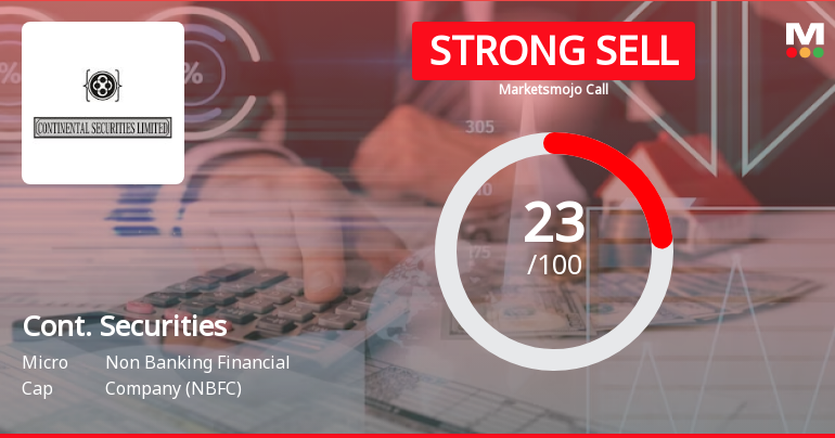 Continental Securities Ltd is Rated Strong Sell