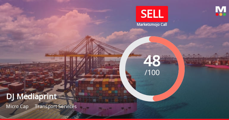 DJ Mediaprint & Logistics Ltd is Rated Sell