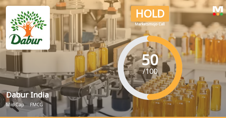 Dabur India Ltd. Upgraded to Hold by MarketsMOJO Amid Mixed Fundamentals and Technical Signals