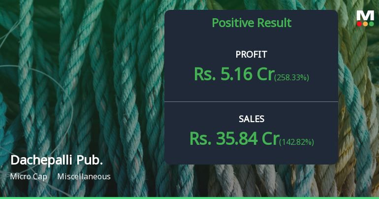 Dachepalli Publishers Q4 FY26: Stellar Quarter Masks Margin Volatility Concerns