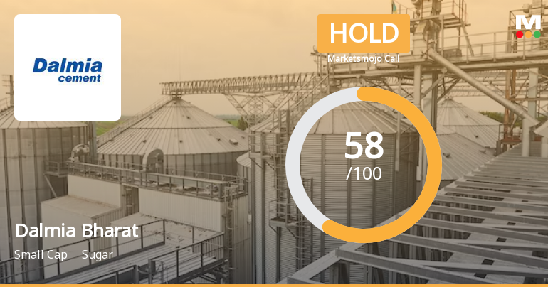 Dalmia Bharat Sugar & Industries Ltd is Rated Hold