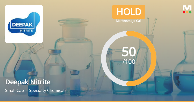 Deepak Nitrite Ltd. is Rated Hold by MarketsMOJO