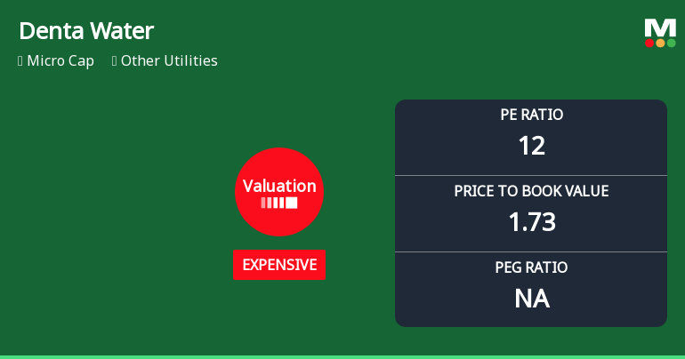 Denta Water & Infra Solutions Ltd: Valuation Shift Signals Price Attractiveness Decline