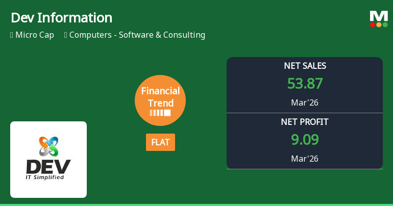 Dev Information Technology Ltd Reports Flat Quarterly Performance Amid Mixed Financial Signals