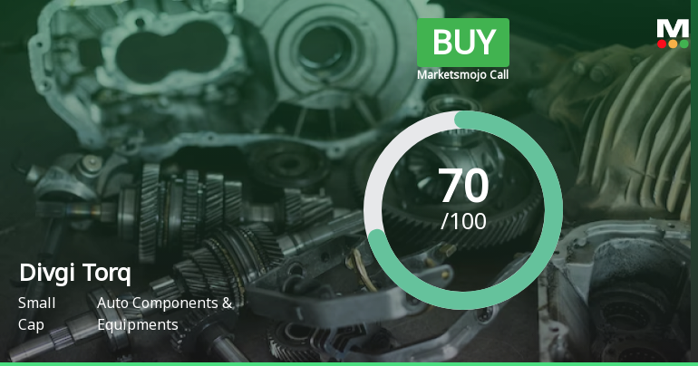 Divgi Torqtransfer Systems Ltd Upgraded to Buy on Strong Financial and Technical Performance