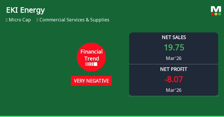 EKI Energy Services Ltd Reports Very Negative Q4 Performance Amidst Declining Financial Trends