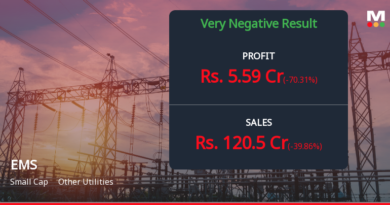 EMS Ltd Q4 FY26: Profit Plunges 88% as Infrastructure Orders Dry Up