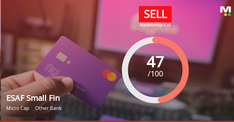 MarketsMOJO Downgrades ESAF Small Finance Bank Ltd to Sell Amid Valuation and Technical Concerns