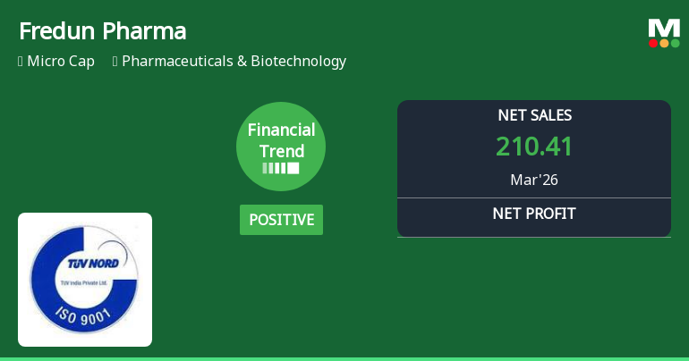 Fredun Pharmaceuticals Reports Strong Quarterly Gains Amid Margin Pressures