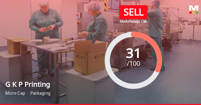 G K P Printing & Packaging Ltd Upgraded to Sell on Technical and Valuation Improvements