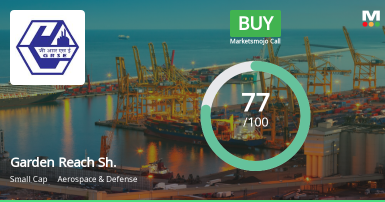 Garden Reach Shipbuilders & Engineers Ltd is Rated Buy