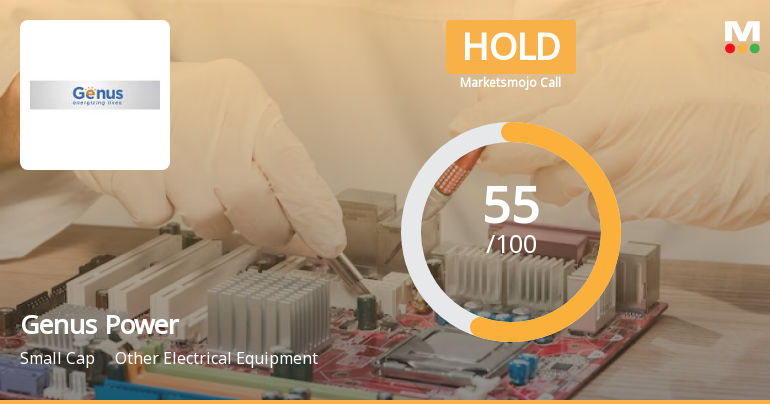Genus Power Infrastructures Ltd is Rated Hold