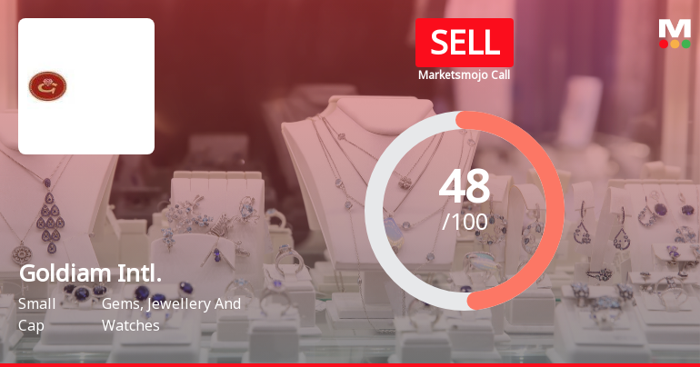 Goldiam International Ltd Downgraded to Sell Amid Valuation and Technical Concerns