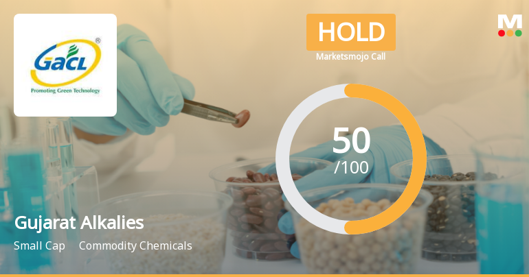 Gujarat Alkalies & Chemicals Ltd Upgraded to Hold on Technical Improvements and Market Performance