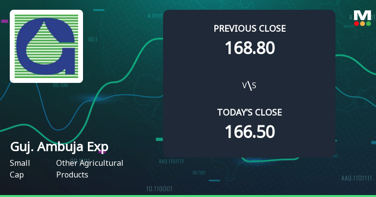 Gujarat Ambuja Exports Ltd Opens 5.11% Higher in Sharp Gap Up, But Can the Technicals Support It?