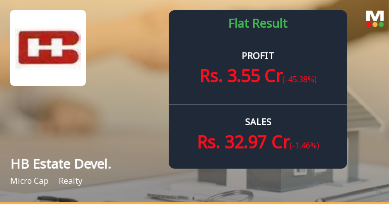 HB Estate Developers Q4 FY26: Profit Plunges 45% Despite Stable Revenue