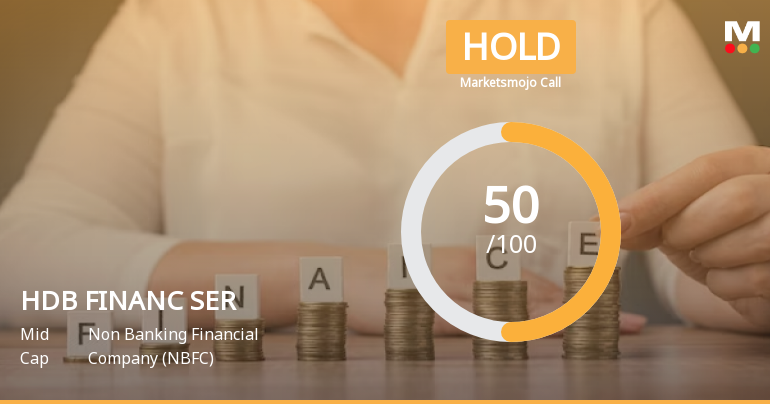 HDB Financial Services Ltd is Rated Hold
