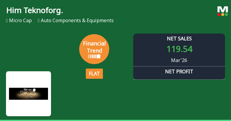 Him Teknoforge Ltd Reports Flat Quarterly Financial Trend Amid Margin Pressures