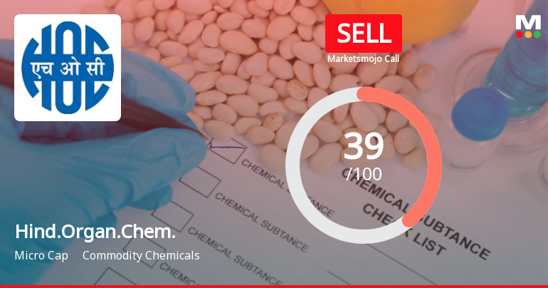 Hindustan Organic Chemicals Ltd Upgraded to Sell on Improved Technicals and Financial Momentum