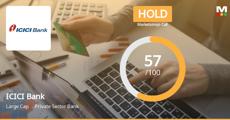 ICICI Bank Ltd. is Rated Hold by MarketsMOJO