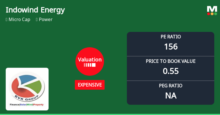 Indowind Energy Ltd Valuation Shifts Signal Price Attractiveness Concerns