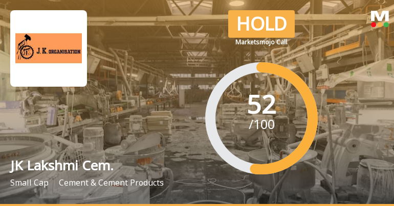 JK Lakshmi Cement Ltd is Rated Hold