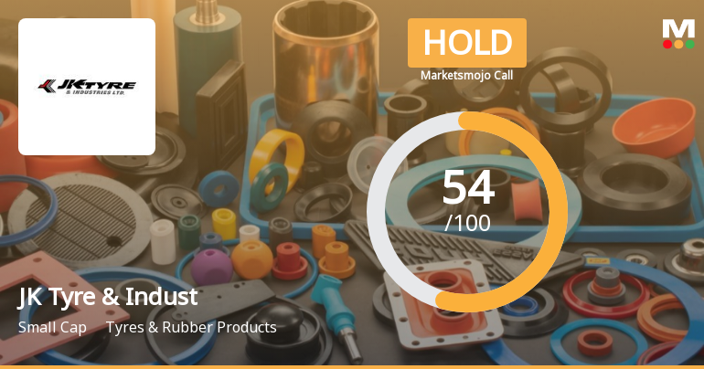 JK Tyre & Industries Ltd Upgraded to Hold by MarketsMOJO on Improving Fundamentals and Technicals
