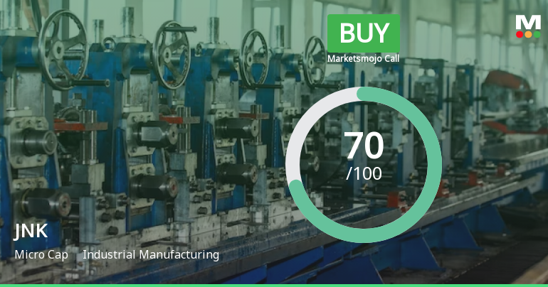 JNK India Ltd is Rated Buy by MarketsMOJO