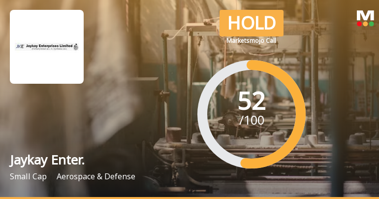 Jaykay Enterprises Ltd is Rated Hold