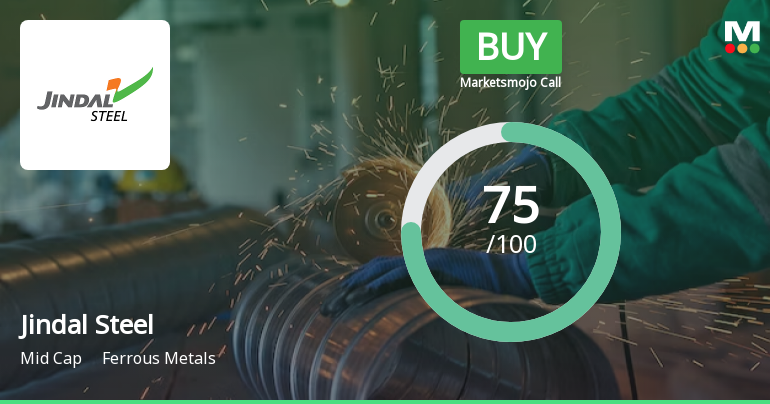 Jindal Steel Ltd. is Rated Buy by MarketsMOJO