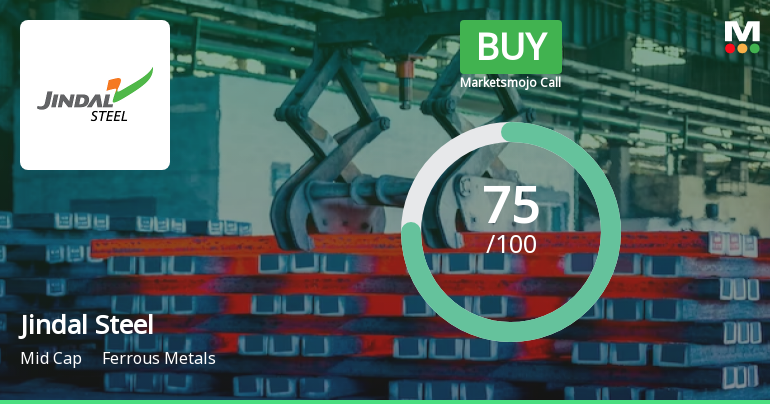 Jindal Steel Ltd. is Rated Buy