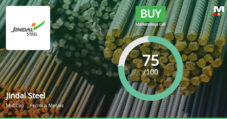 Jindal Steel Ltd. Upgraded to Buy on Strong Financials and Bullish Technicals