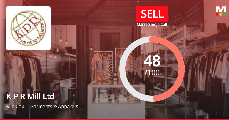 K P R Mill Ltd Downgraded to Sell Amid Valuation Concerns Despite Financial Improvements