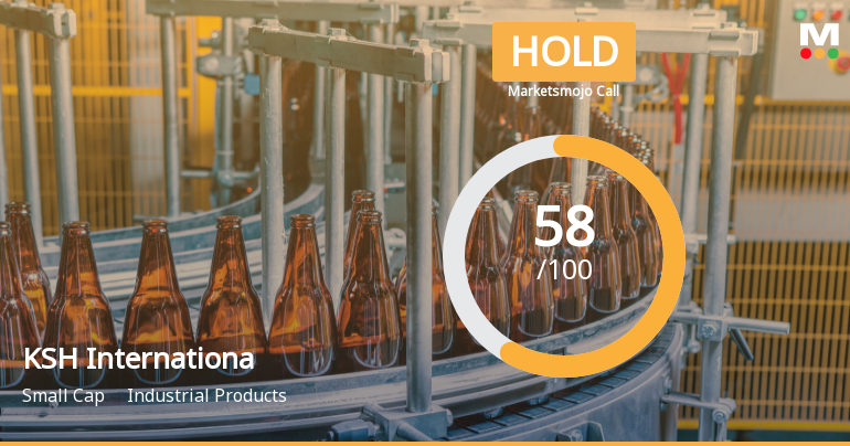 KSH International Ltd Upgraded to Hold by MarketsMOJO on Improved Technicals and Valuation
