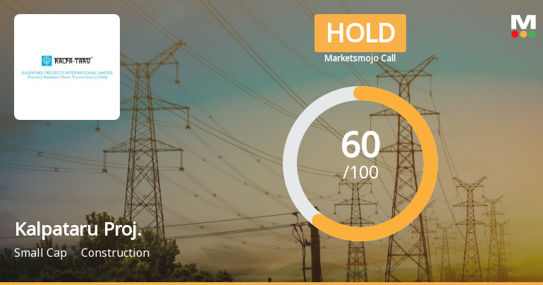 Kalpataru Projects International Ltd is Rated Hold