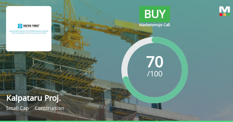 Kalpataru Projects International Ltd Upgraded to Buy on Strong Financial and Valuation Metrics